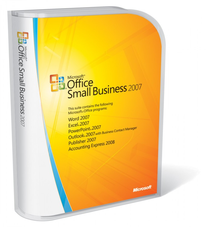 Microsoft Office 2007 Small Business Programmatūra