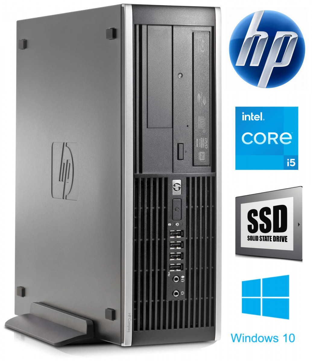 8100 SFF i5-650 8GB 120GB SSD 1TB HDD Windows 10 Professional Stacionārais dators