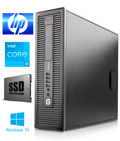 600 G1 i3-4130 8GB 480GB SSD Windows 10 Professional Stacionārais dators