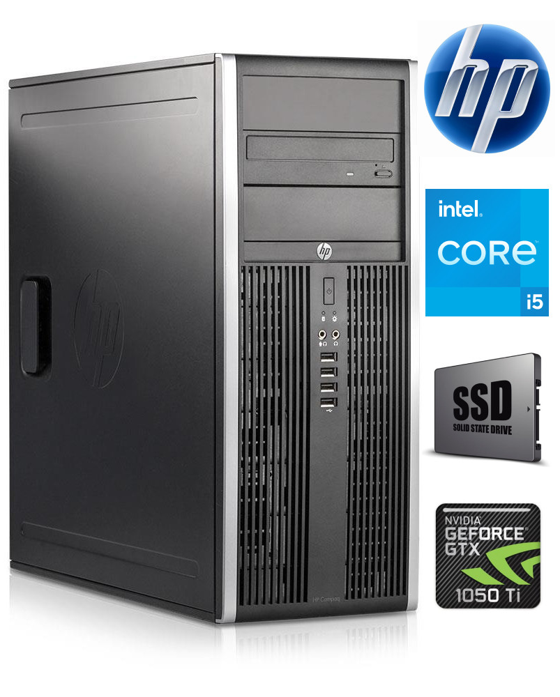 6300 MT i5-3470 16GB 480GB SSD 1TB HDD GTX 1050 Ti Windows 10 Professional Stacionārais dators