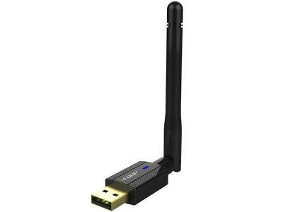 EDUP EP - MS1581 USB WiFi adapteris / 2dBi antena / 300Mbps / 802.11n / melns Wi-Fi USB Adapteri & Signāla Pastiprinātāji