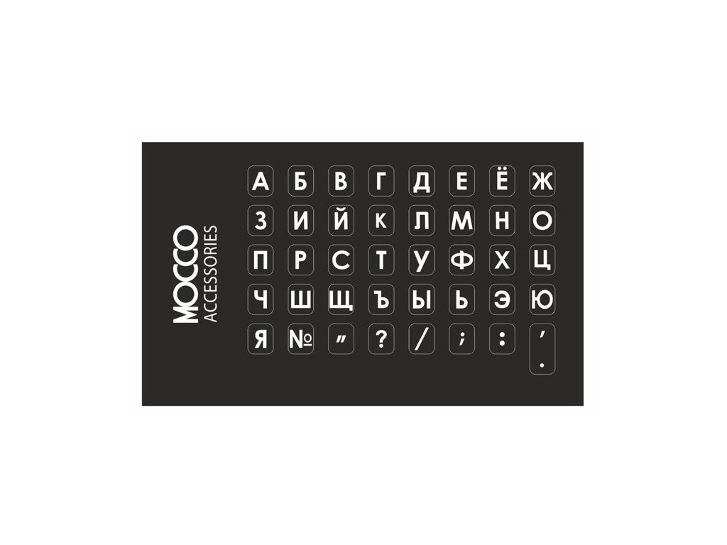Mocco RUS Stickers MINI White Perifērija