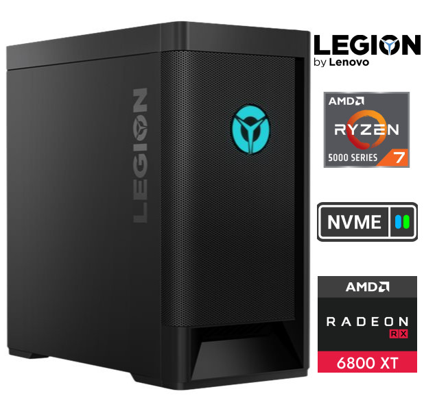Legion T5 Ryzen 7 5700G 16GB 512GB SSD RX 6800 XT Windows 11 Stacionārais dators