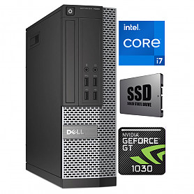 7020 SFF i7-4770 4GB 480GB SSD 1TB HDD GT1030 2GB Windows 10 Professional Stacionārais dators