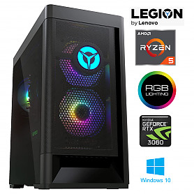 Legion T5 MT Ryzen 5 5600G 16GB 1TB SSD RTX 3060 12GB Windows 10 26AMR5 Stacionārais dators