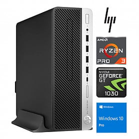 EliteDesk 705 G5 SFF Ryzen 3 Pro 3200G 8GB 1TB SSD GT 1030 2GB Windows 10 Professional Stacionārais dators